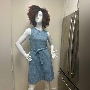 J. Crew Women's Sheath Dress Tweed Belted Dress Size 0